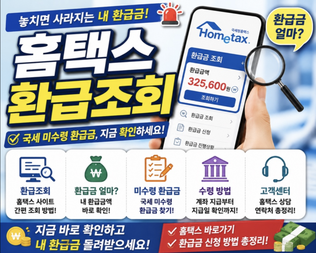 국세청 홈택스 미수령 환급금 조회 및 신청 가이드: 잠자는 내 세금 5분 만에 돌려받기 2 스크린샷 2026 05 11 오후 9.52.38