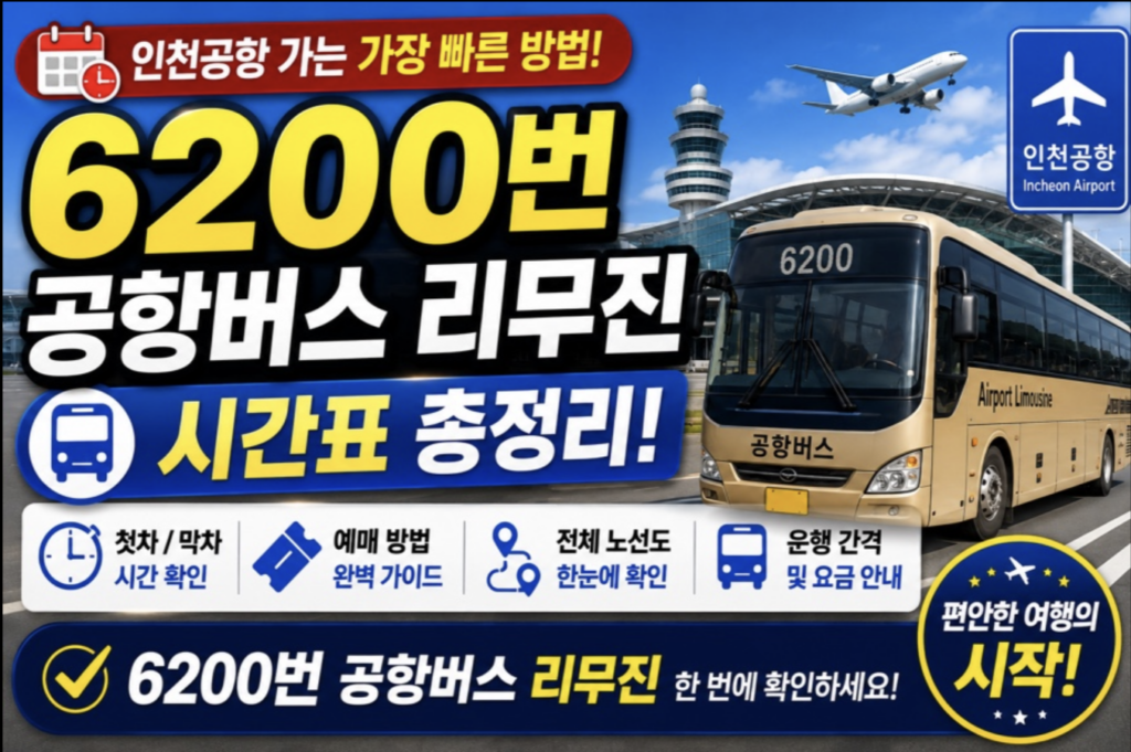 6200번 공항버스 시간표, 잠실역 탑승 위치 및 요금·예매 팁 총정리 2 스크린샷 2026 05 23 오후 1.35.18