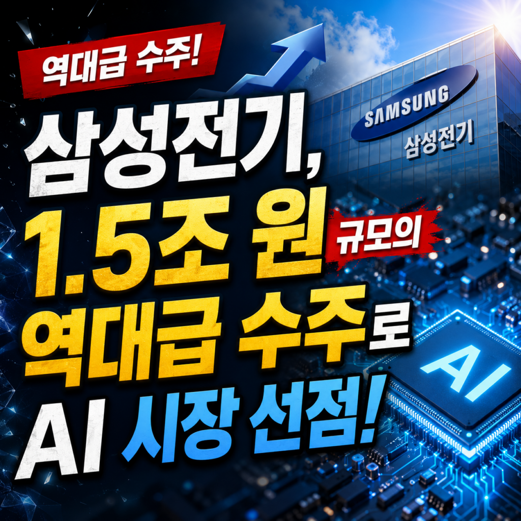 삼성전기 1.5조 원 역대급 수주! AI 서버 핵심 실리콘 커패시터로 시장 독점한다 2 ChatGPT Image 2026년 5월 24일 오후 05 34 32