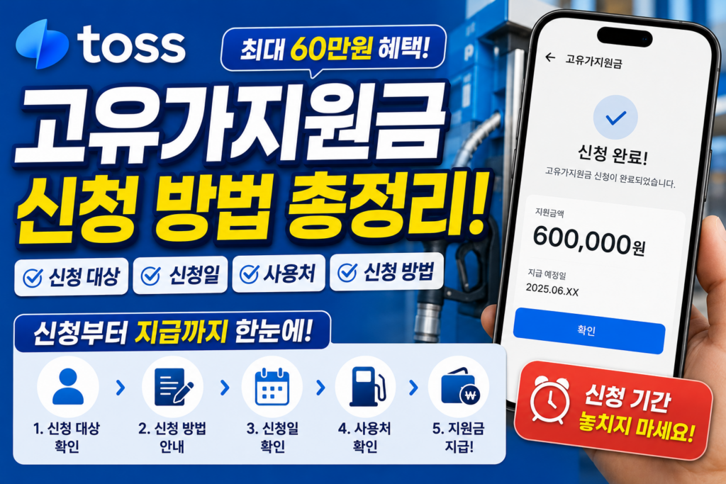 토스 고유가 지원금 1분 만에 신청하기! 대상 조회 및 사용처 총정리 1 ChatGPT Image 2026년 5월 25일 오후 07 18 01
